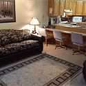Open concept living room and kitchen