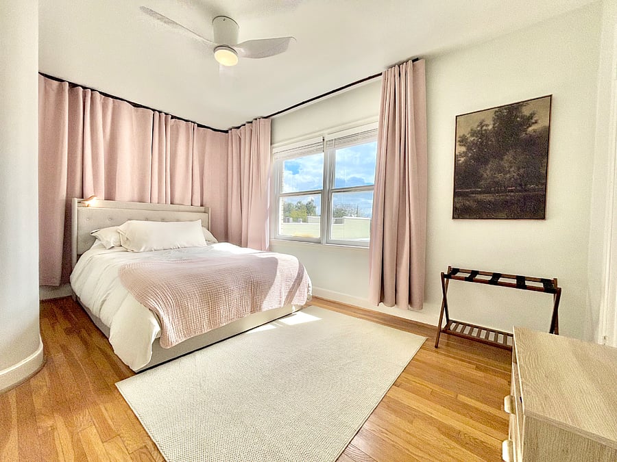 Bedroom (has 2 bedside tables now)
