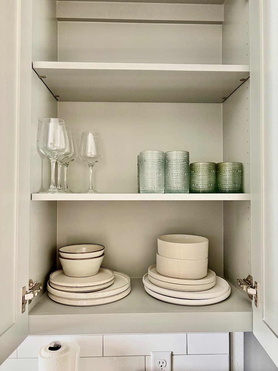 Glasses and dishes
