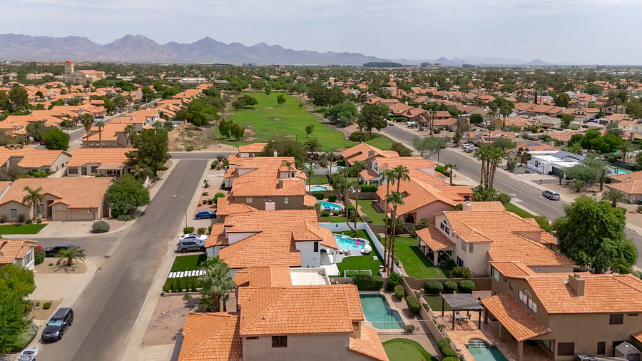 Enjoy a view that includes a nearby park with convenient access to miles of local trails, perfect for walking, jogging, or simply taking in the outdoors.