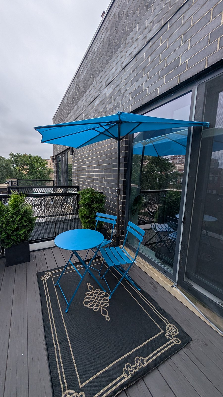 Private front porch