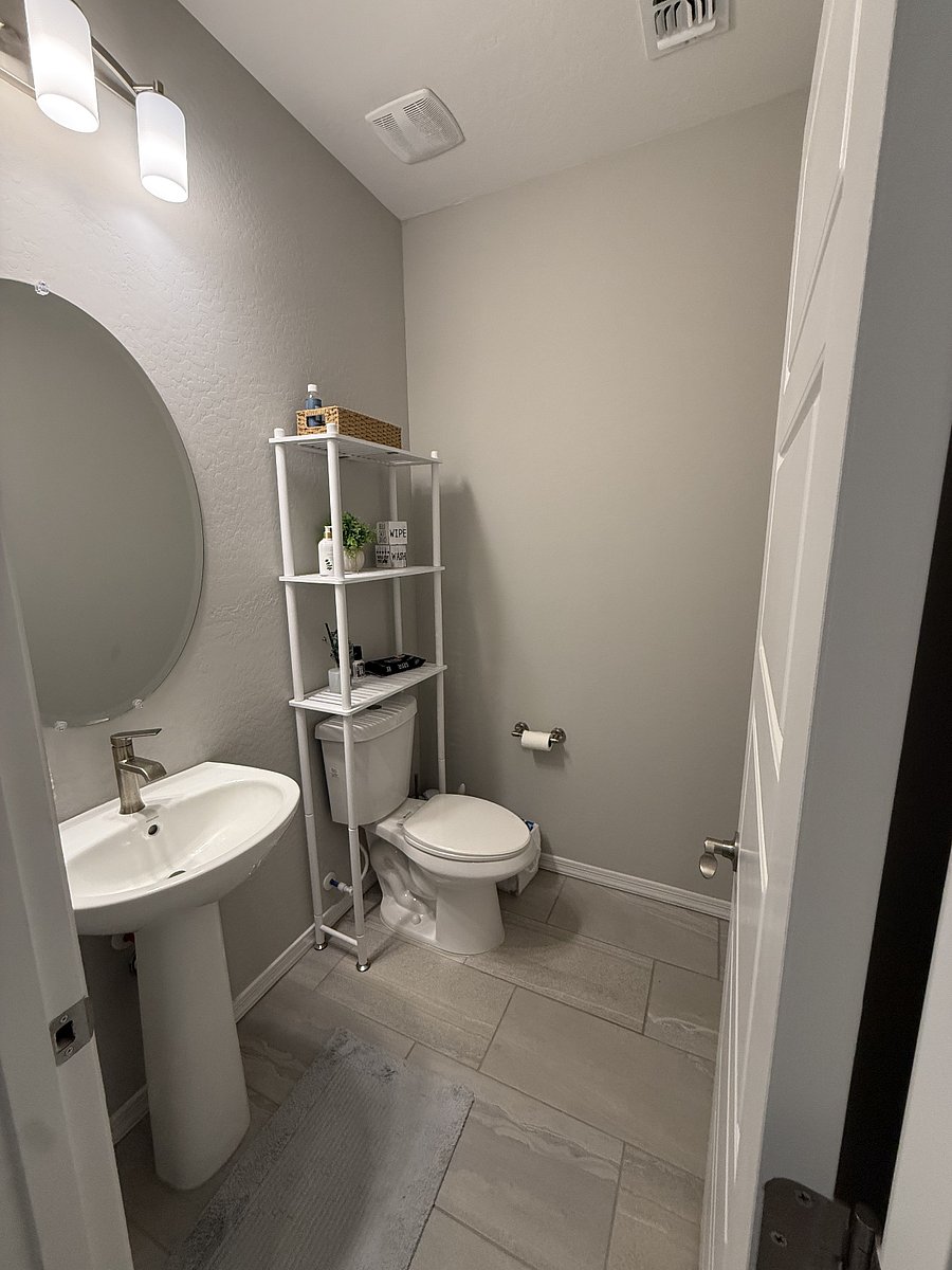 Downstairs .5 bath