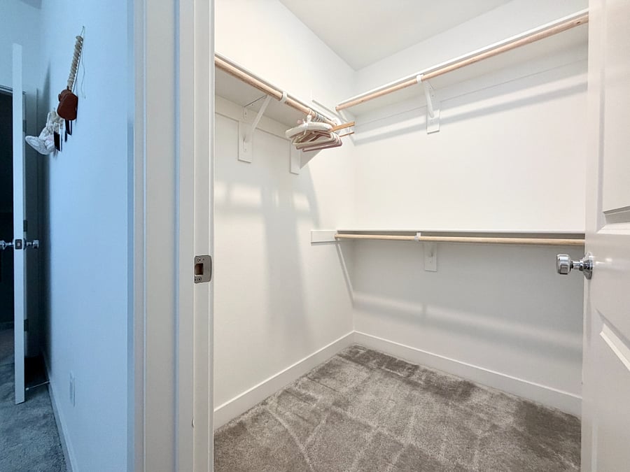 Secondary Bedroom's Walk-in Closet