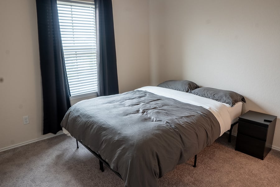 2nd Queen Bedroom with Black out Curtains