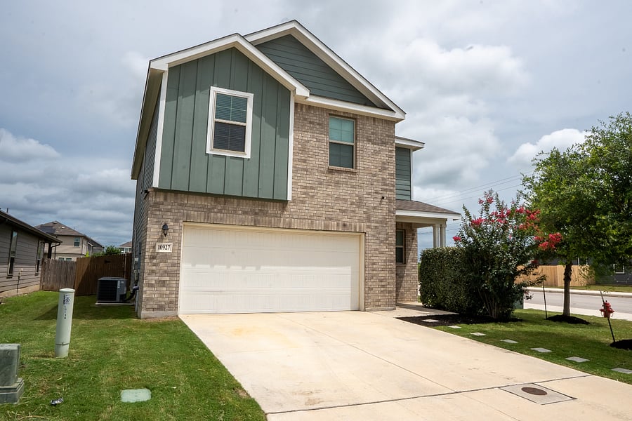 Beautiful modern corner-lot home with exceptional curb appeal, spacious living areas, and contemporary finishes throughout. Move-in ready and ideally located near Randolph Air Force Base, Fort Sam Houston, major commuter routes, shopping, dining, and everyday conveniences, offering the perfect blend of comfort, style, and accessibility.