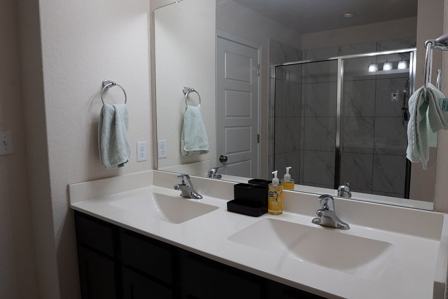 Primary Bathroom with Double Vanity