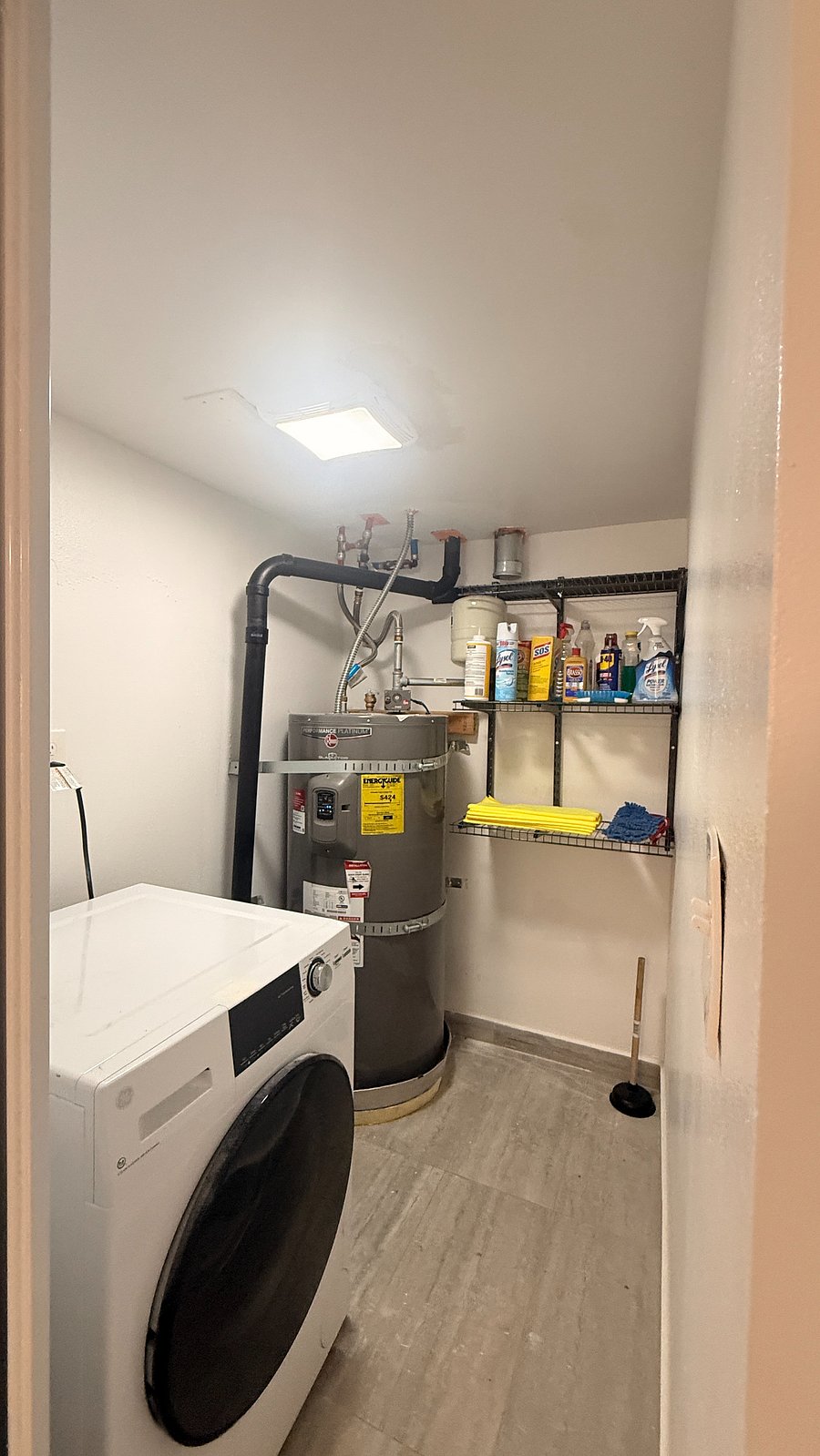 Inside the utility room