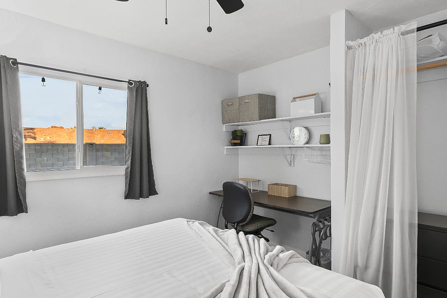 Guest Bedroom 2 with workspace