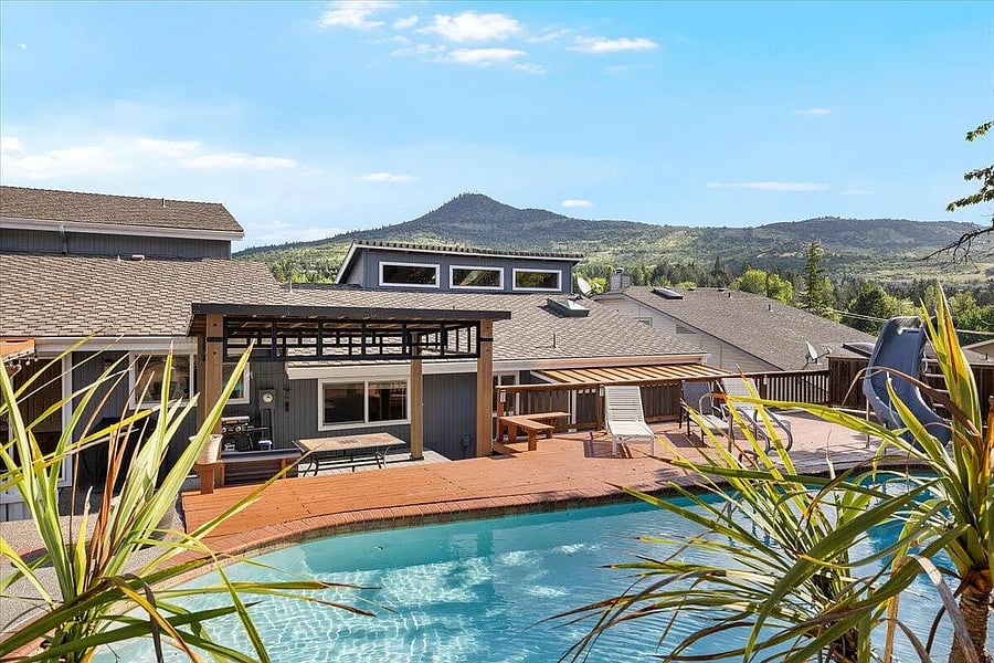 View of the Back of the Property (including in-ground pool)