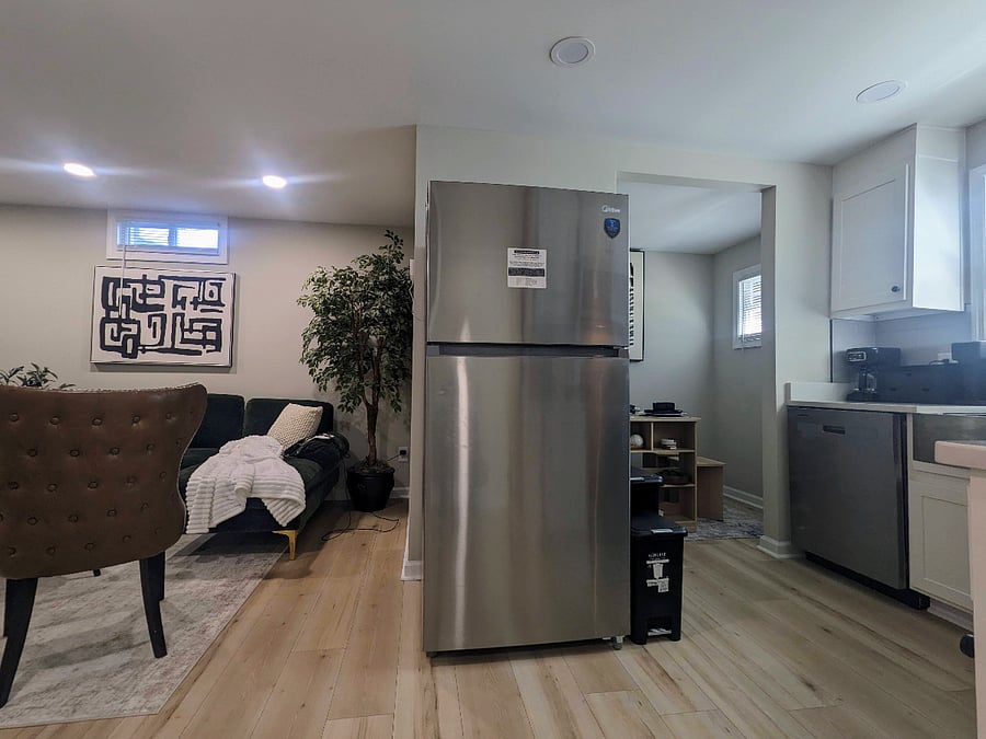 Kitchen and dining room