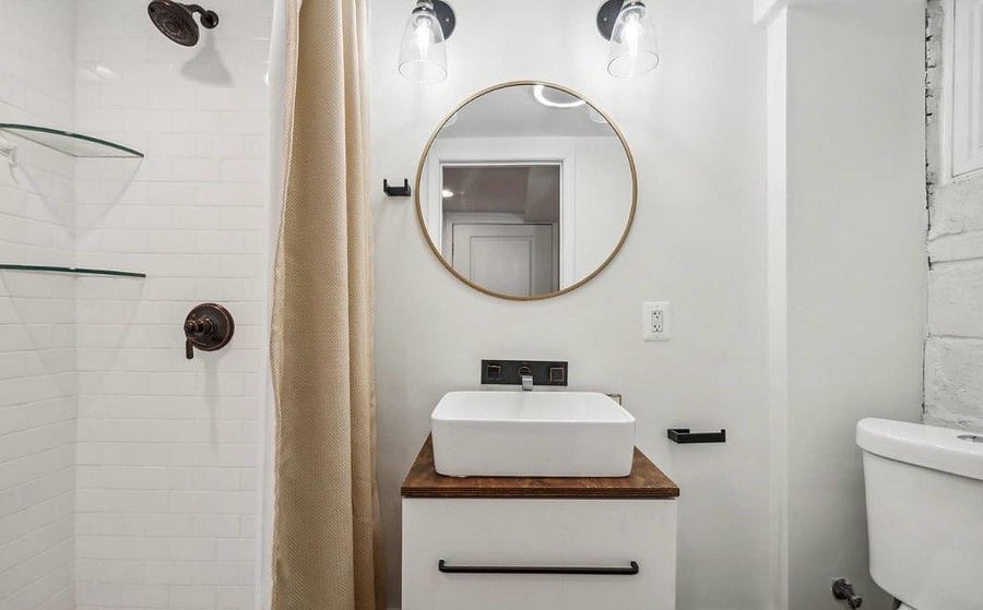 2nd full bathroom located in the basement