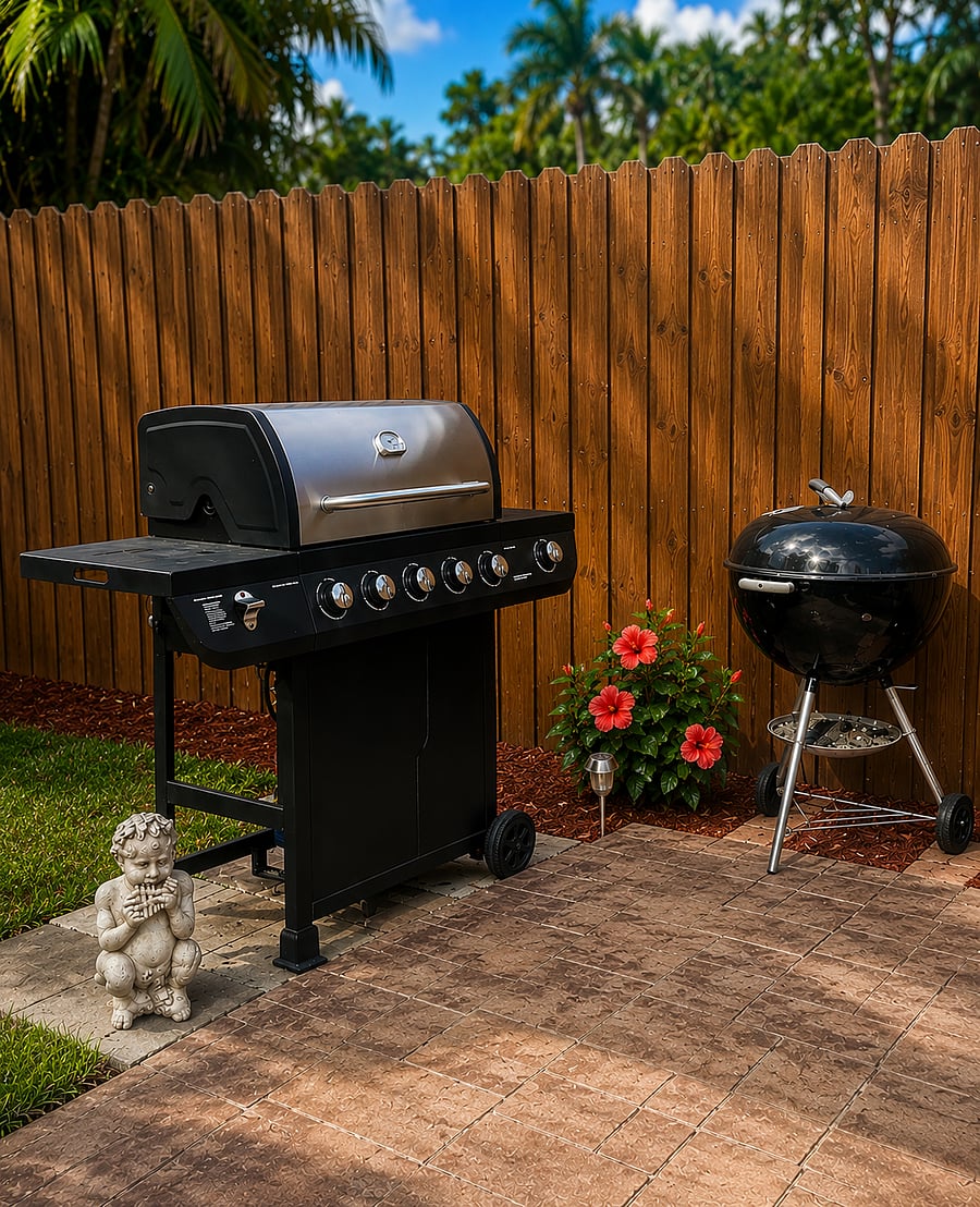 Gas and Charcoal grills