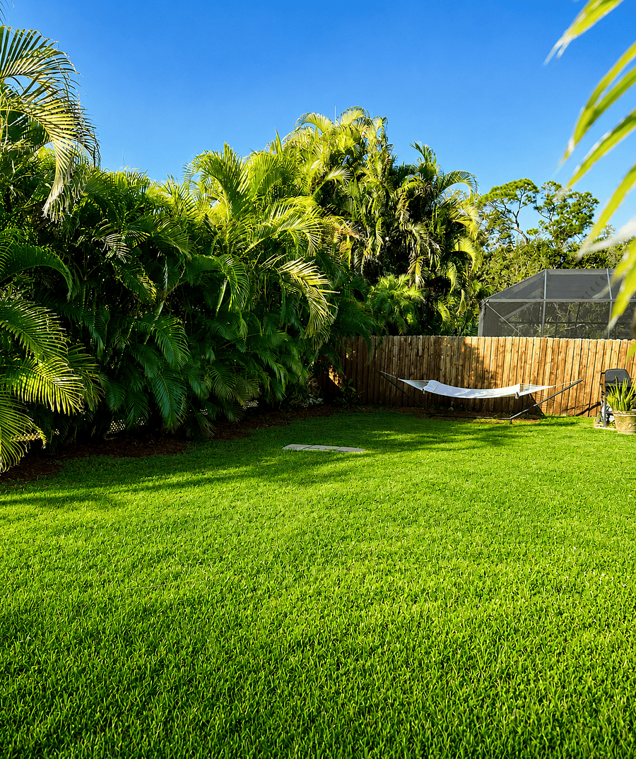 Backyard - Hammock for afternoon or evening naps.