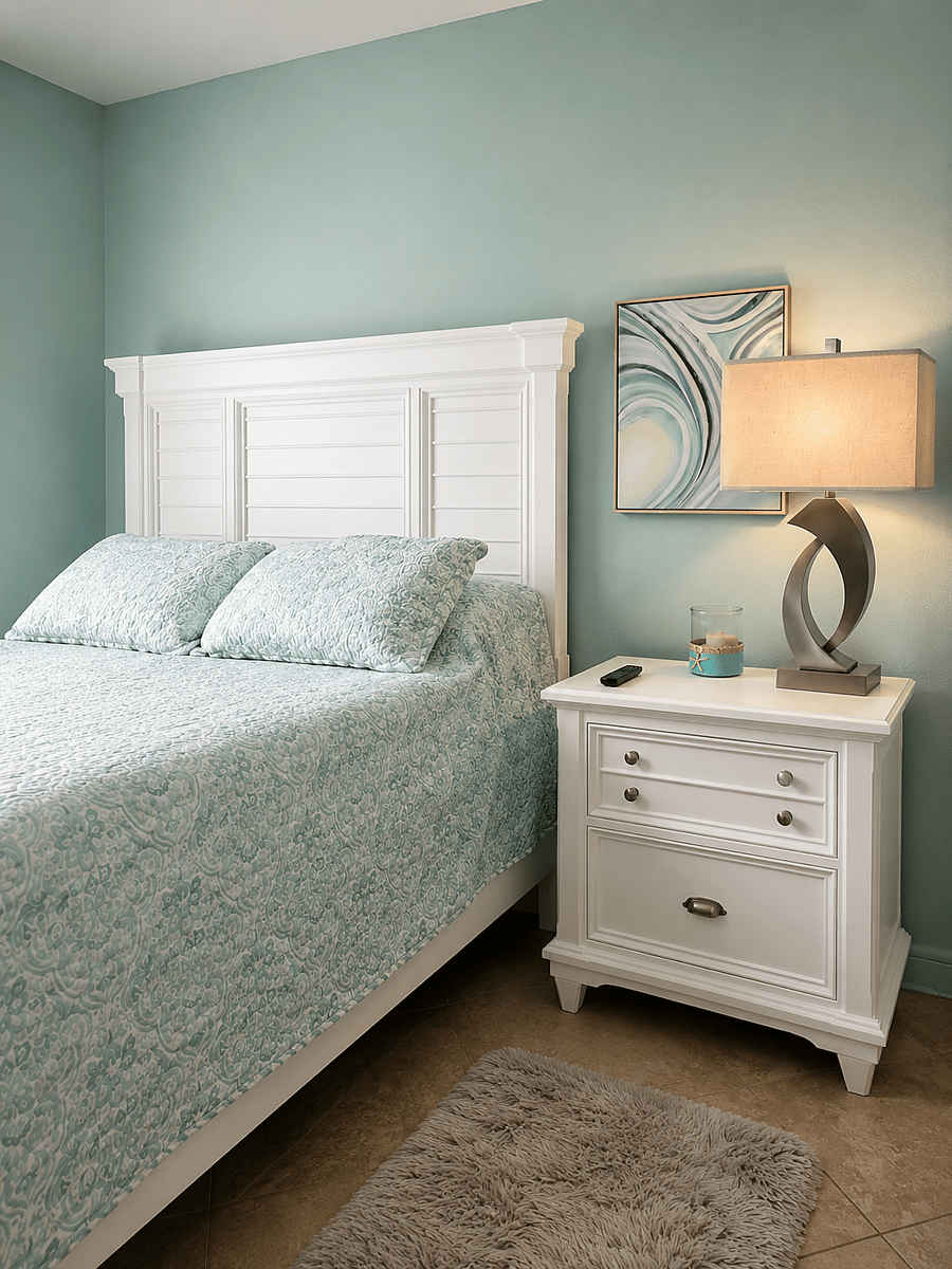 2nd Bedroom with Queen bed, Triple Dresser, Nightstand and 40" Smart TV