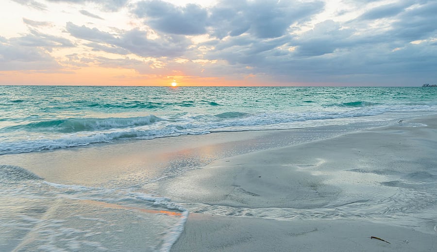 Siesta Key Sunset - 7 miles