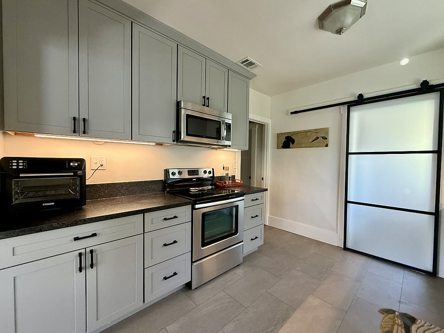 Modern kitchen with everything a chef could need