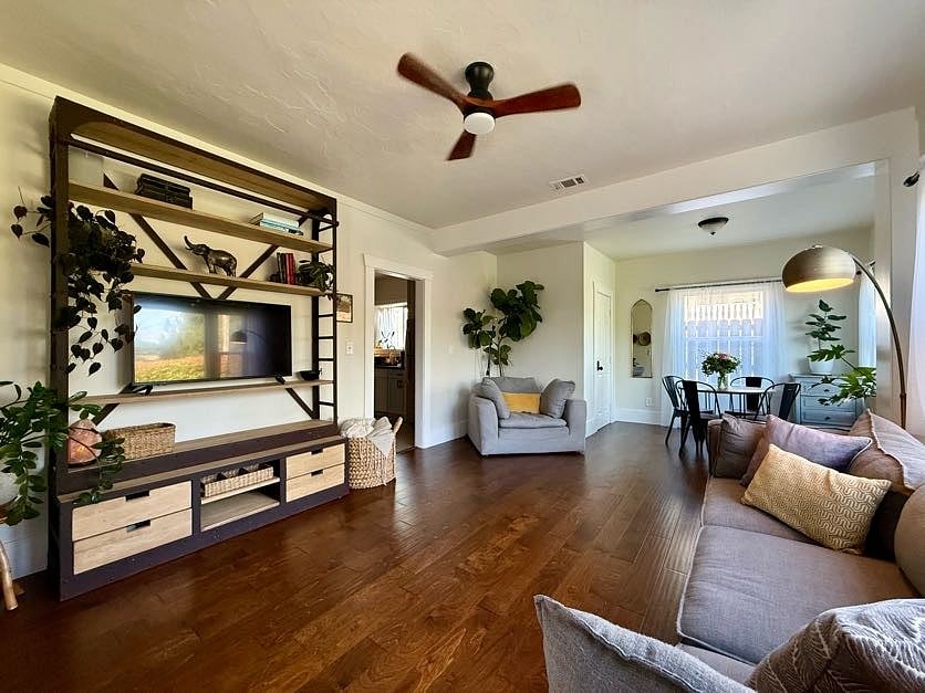 Living area flooded with natural light