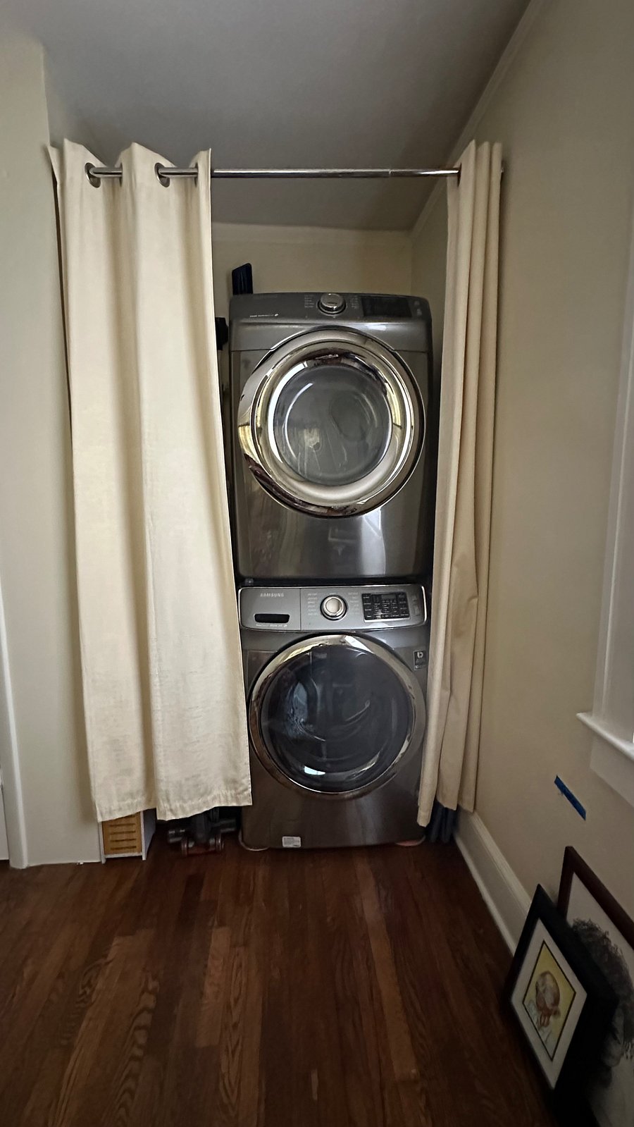 Full sized washer and dryer