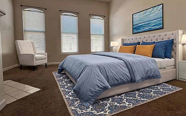 2nd floor master bed