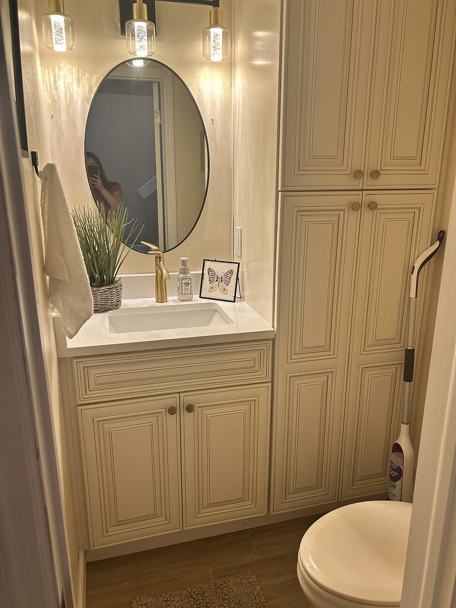 Half bathroom downstairs