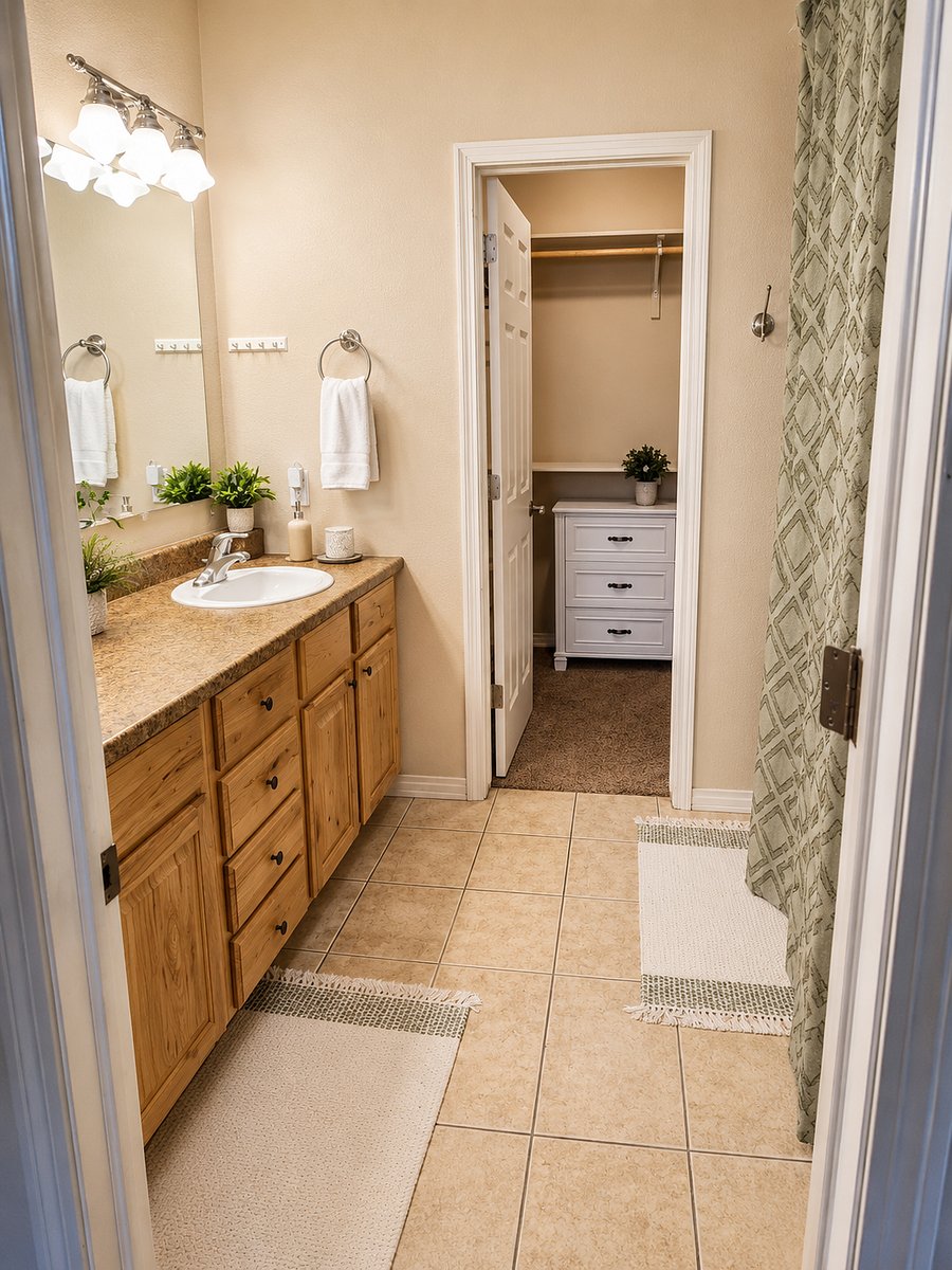 En-Suite Bath with Walk-in Closet