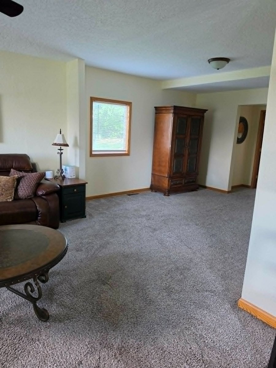 Living Space at the bottom of the stairs