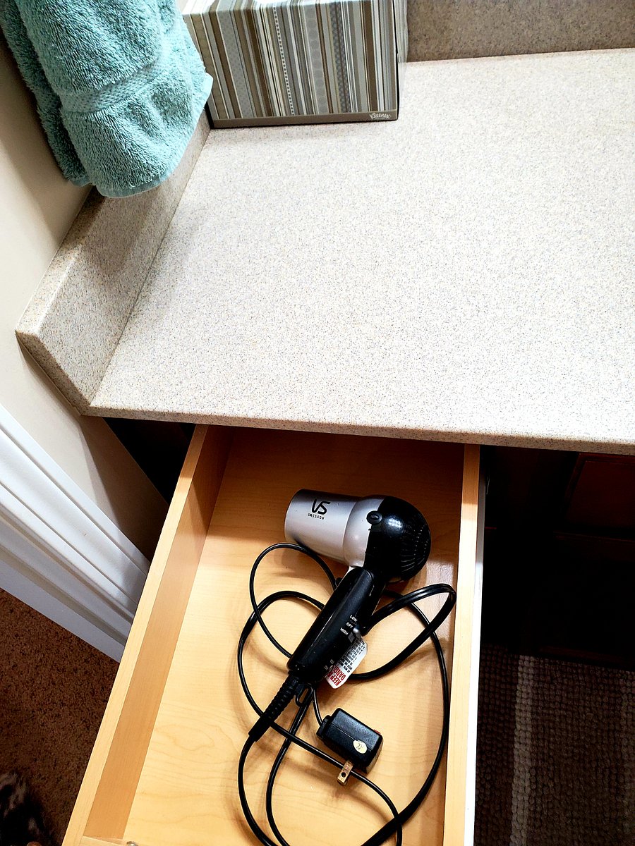 Items in bathroom drawers