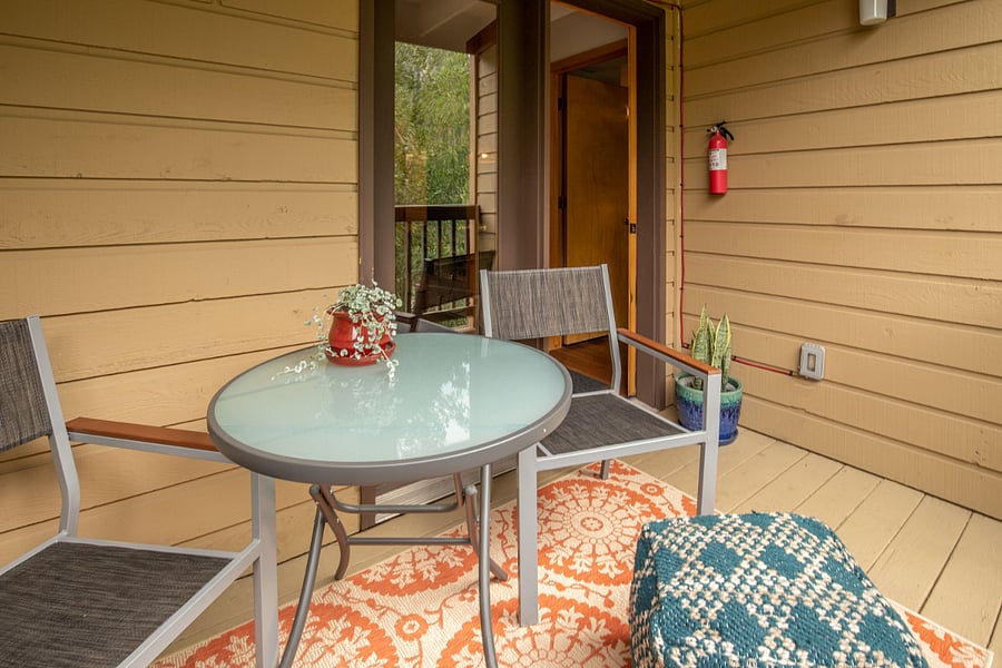 Covered balcony