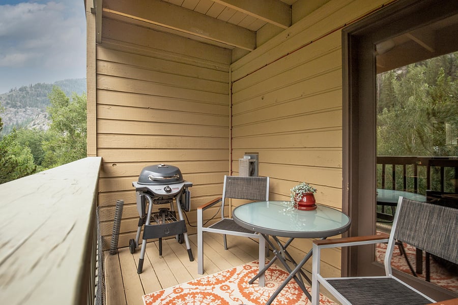 Covered balcony