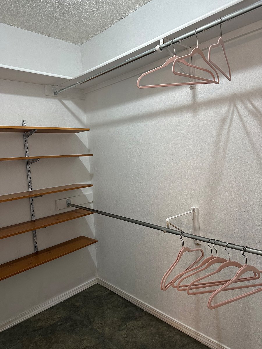 Large walk in closet