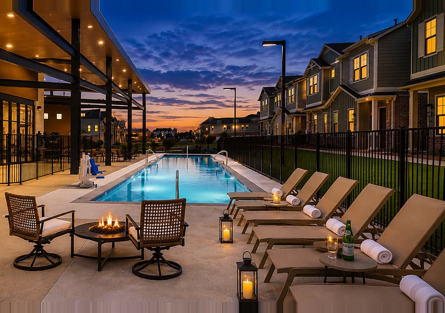 Resort-Style Pool & Outdoor Lounge
