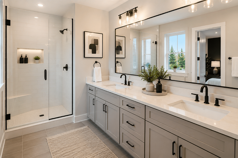 Spa-Inspired Primary Bathroom Retreat