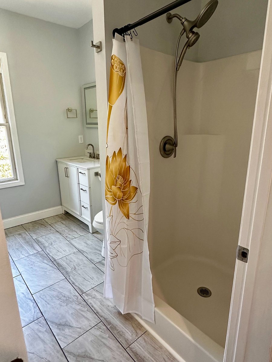 Second Bath with shower and laundry