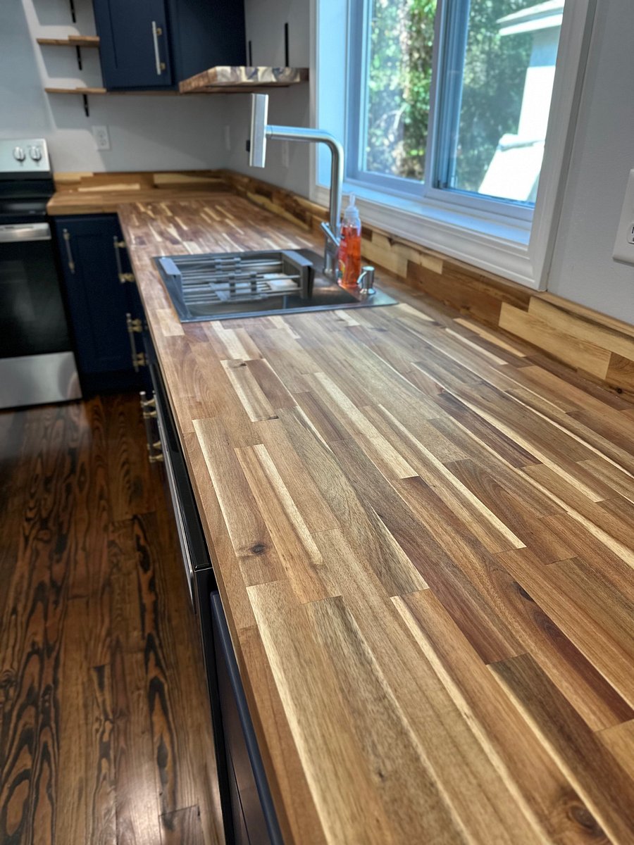 Acacia wood counter tops