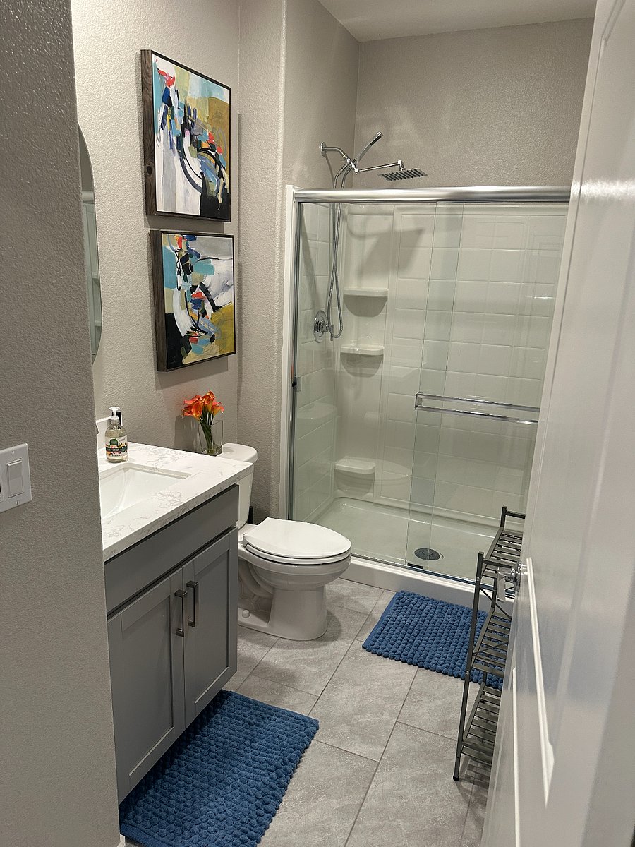 Private Bath on 1st floor