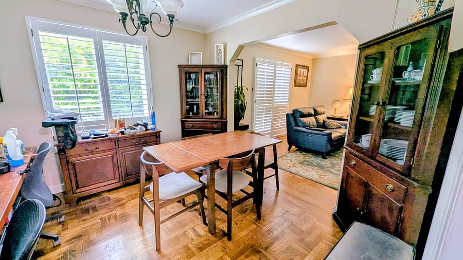 Dining Room w/work area and WiFi enabled Printer/Copier