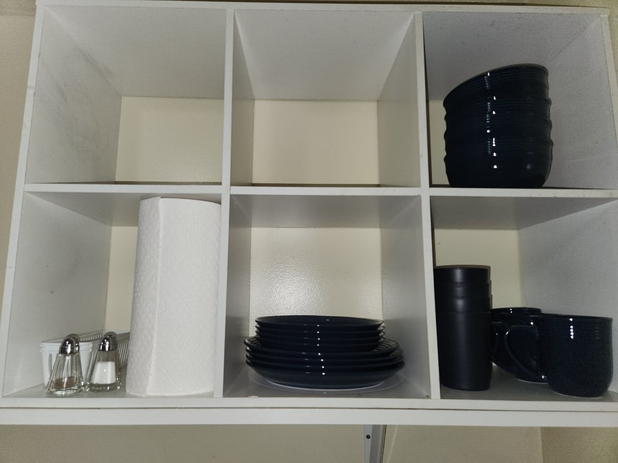 Close up of dishes