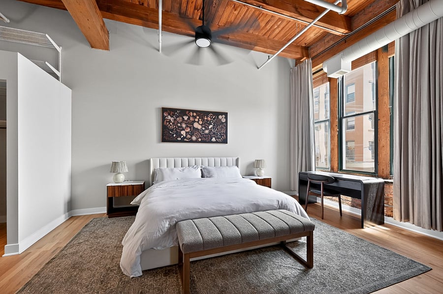 Primary Bedroom, King-sized Bed