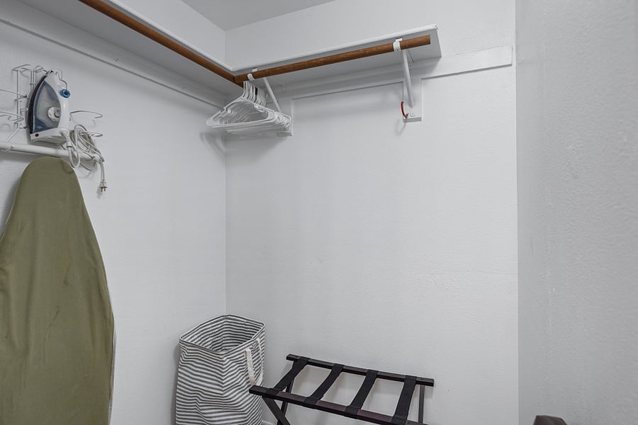 Primary walk in closet