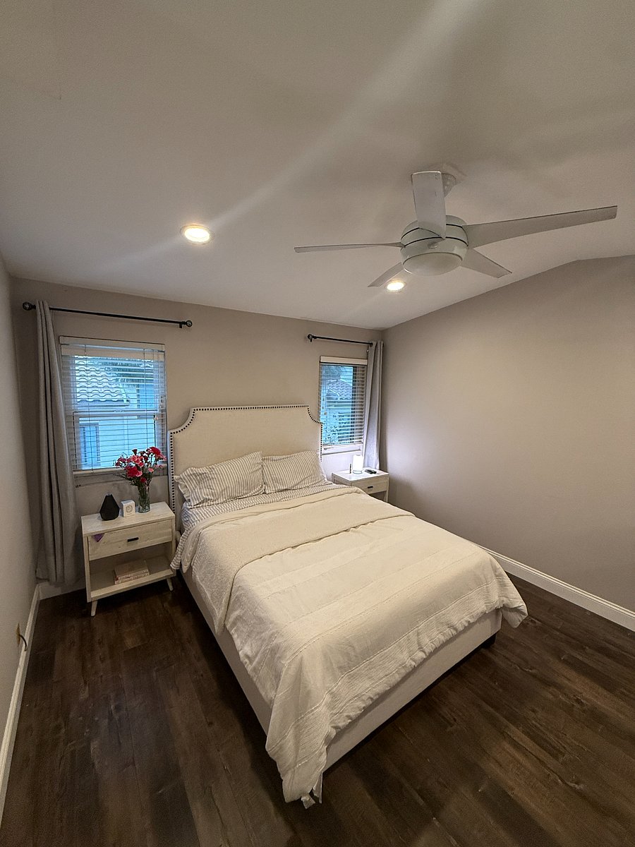 Furnished bedroom