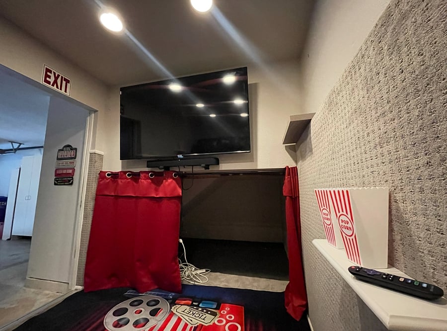 Private theater room