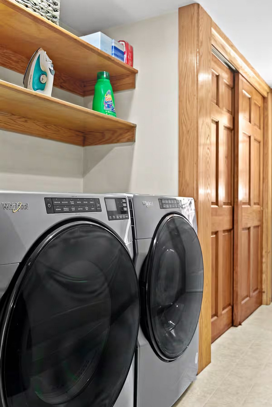 New front-loading washer and dryer