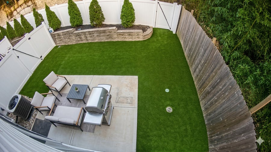 Turf patio
