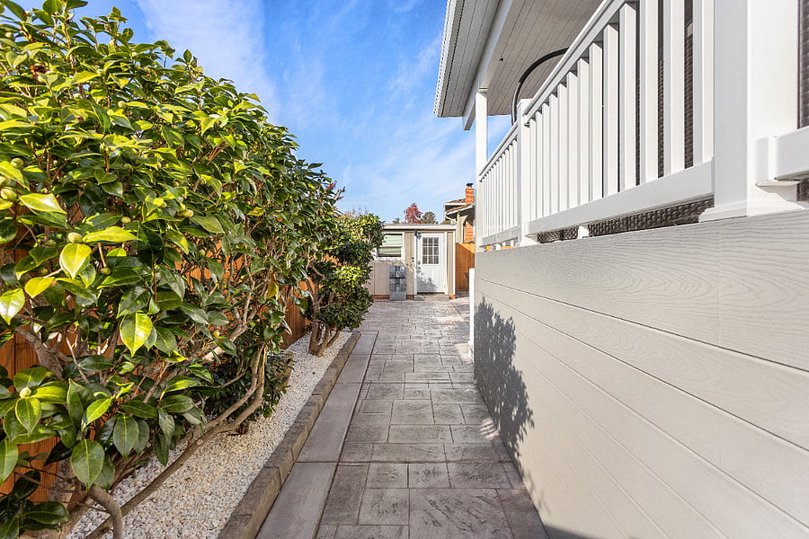 Dedicated Pathway to Studio Entrance