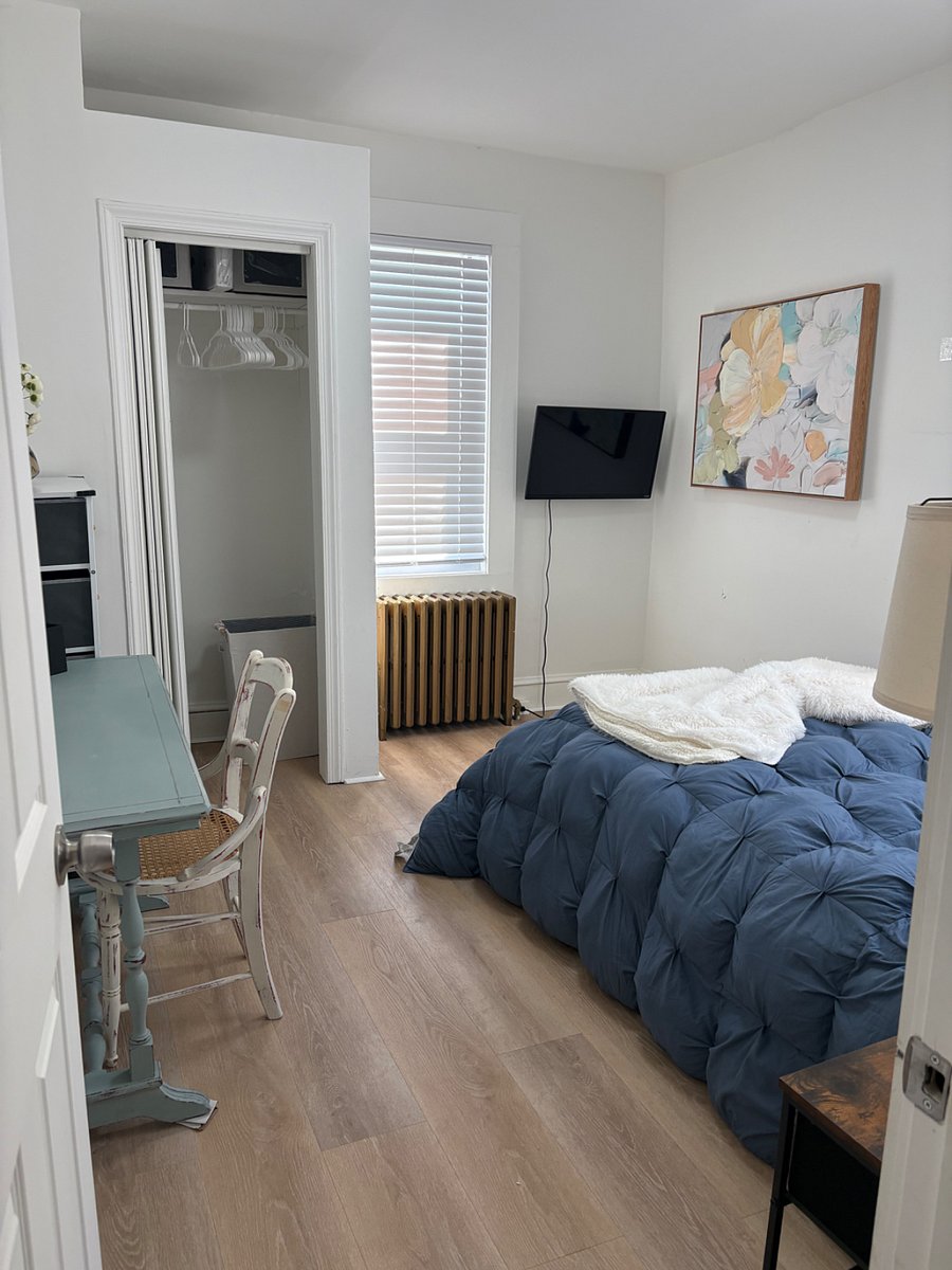 Additional room available on 3rd floor with shared bathroom.