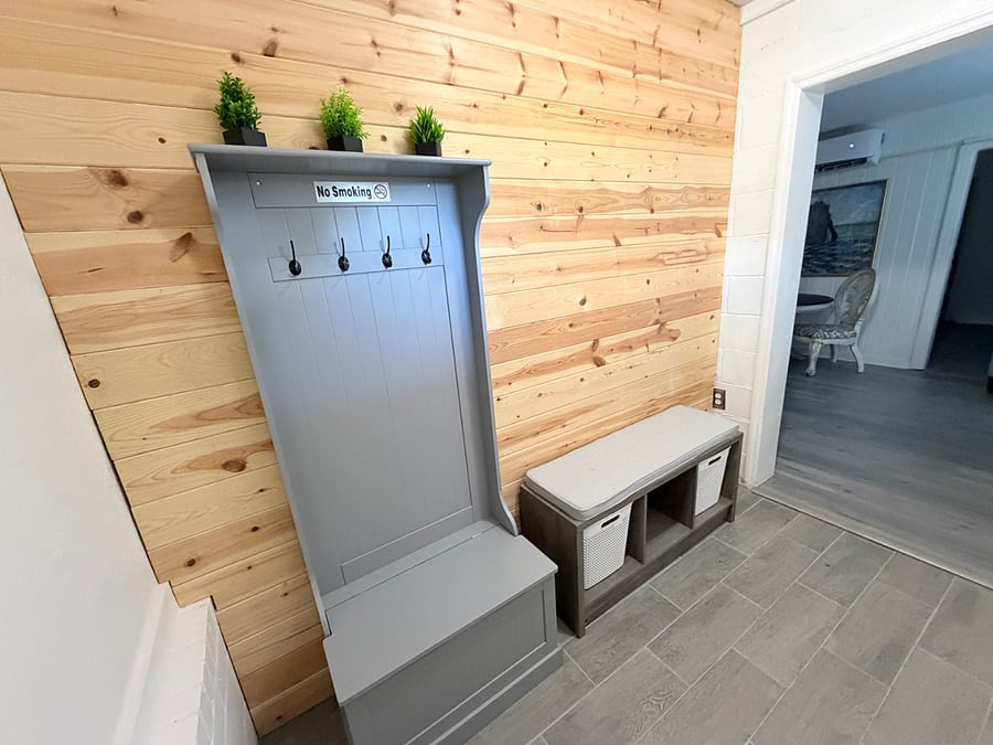 Mudroom as you enter
