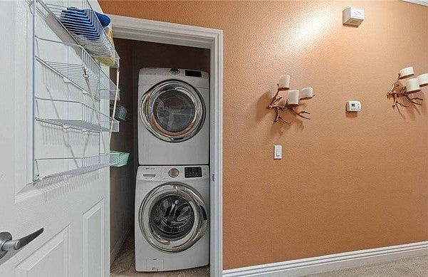 Front load, extra-large capacity washer and dryer.