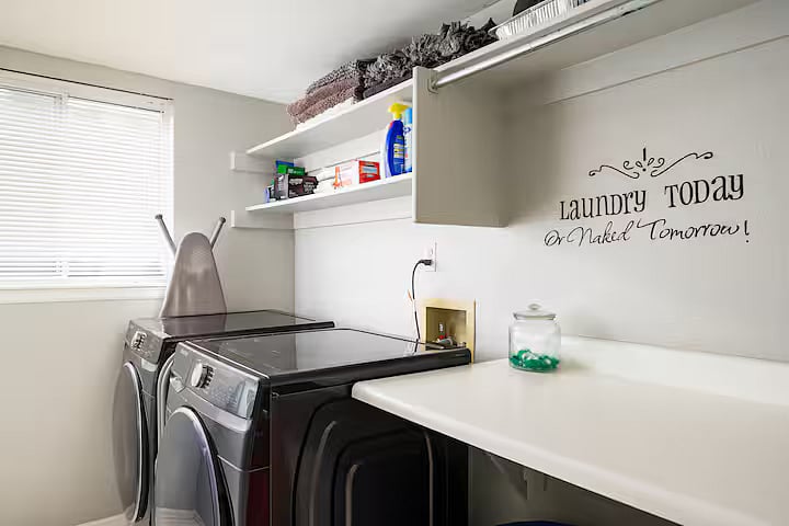 Laundry area