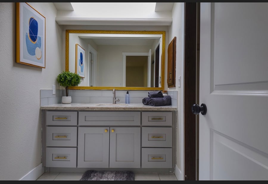 Bathroom with Master Bedroom 