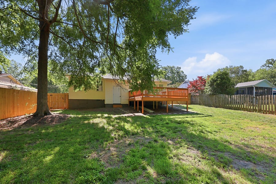 Fenced-in Backyard